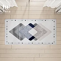 【好物良品】160x80cm_好物設計可水洗烘乾四季通用加密防蟎床邊書房地毯/ 160x80cm/ H款