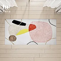 【好物良品】160x80cm_好物設計可水洗烘乾四季通用加密防蟎床邊書房地毯/ 160x80cm/ L款