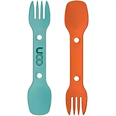 美國【UCO】UTILITY SPORK 餐具組 /無雙酚A /戶外用餐具 /輕便湯匙叉子 耐熱240度 至 -20度/ 土耳其綠