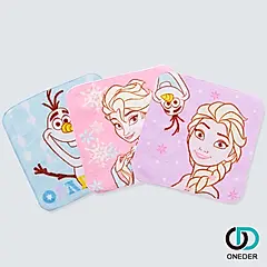 【ONEDER旺達棉品】冰雪奇緣小方巾