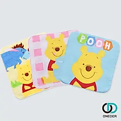 【ONEDER旺達棉品】小熊維尼小方巾
