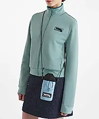 MAISON KITSUNÉ 冬日天空藍疾行狐狸LOGO水瓶攜行袋