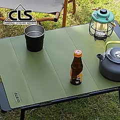 【韓國CLS】折疊矽膠野餐隔熱桌墊/桌墊/坐墊/野餐墊/露營/野炊(三色)/ 綠色