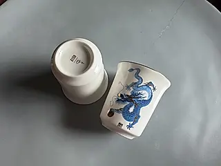 TALES神話言十二生肖藝術骨瓷小茶杯/ 龍/ 50ml/ 2入