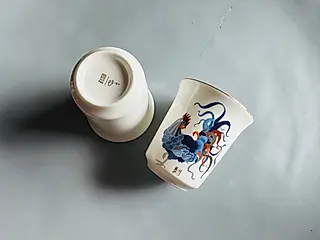 TALES神話言十二生肖藝術骨瓷小茶杯/ 雞/ 50ml/ 2入