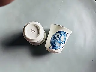 TALES神話言十二生肖藝術骨瓷小茶杯/ 豬/ 50ml/ 2入