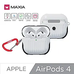 MAXIA AirPods 4迷你行李箱保護殼/ 極簡白/ MA-04