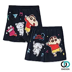 【ONEDER旺達棉品】蠟筆小新平口褲/ 小新/ L