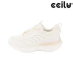 【CCILU】減碳系列 運動鞋 男款 女款-黑/白/ US9.5(27.5CM)/ 白