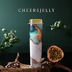 CHEERSPOPS CheersJelly舉杯低卡百香綠茶蒟蒻凍/ 6根入/ 盒