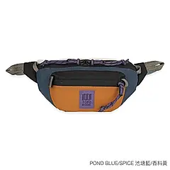 TOPO DESIGNS Mountain Waist Pack腰包側背包/ 池塘藍/香料黃/ Pond Blue/Spice