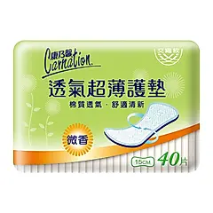 【康乃馨】透氣超薄護墊/ 15cmx8包/ 微香