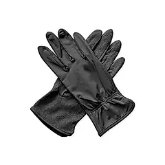 【ONEDER旺達棉品】冰絲掀蓋網眼手套-05/ 黑-1