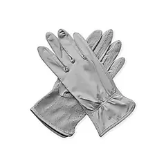 【ONEDER旺達棉品】冰絲掀蓋網眼手套-05/ 灰-2