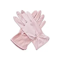 【ONEDER旺達棉品】冰絲掀蓋網眼手套-05/ 粉-3