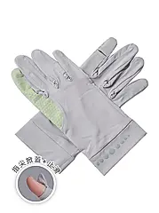 【ONEDER旺達棉品】冰絲掀蓋止滑手套-06/ 灰-2