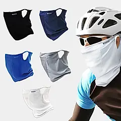 INCONTRO Edge多邊形包覆防曬面罩｜吸濕涼爽，快速散熱且抗UV-海洋藍