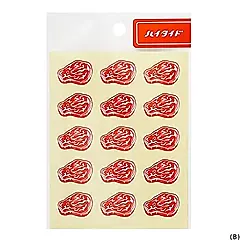 日本 HIGHTIDE New Retro 復古造型貼紙/ 肉食