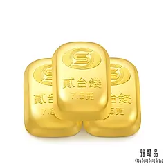 點睛品 陸台錢 黃金金條_計價黃金(貳台錢x3塊/共約22.5克)