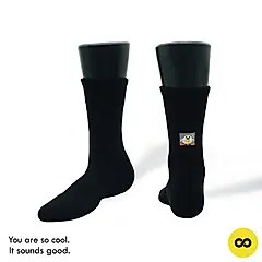 SOUNDSGOOD填空襪/ 黑/ 修但幾咧