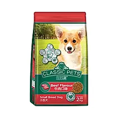 【Classic Pets加好寶】經典乾狗糧 (小型犬) 2kgx3包組/ 牛肉口味