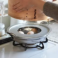 日本霜山 鋁製蒸鍋架/蒸盤/蒸籠架/蒸籠托架-28.5cm