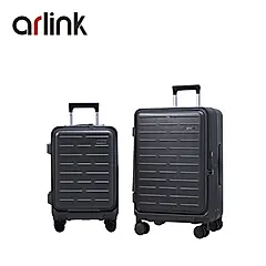 arlink Flip系列 多功能1:9上掀式 20+24吋組合行李箱 煞車輪/ 夜幕灰