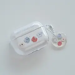 方坊 連體透明耳機保護套/ 小花喜怒哀樂/ Galaxy Buds 3/3 Pro