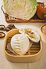 【京采 Bao．Mantou】高麗菜包(4入/全素)