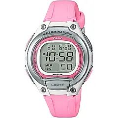 CASIO 卡西歐 10年電力輕巧運動手錶-粉紅 LW-203-4AV