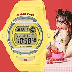 CASIO 卡西歐 Baby-G 甜美櫻桃-黃 BG-169CH-9