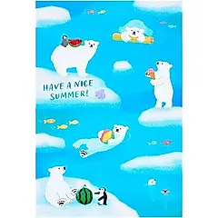 Sanrio明信片/ 36-5/ 北極熊度夏