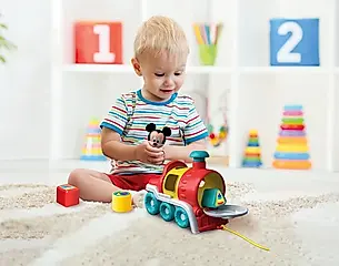 Clementoni Disney迪士尼系列/ 米奇形狀配對火車