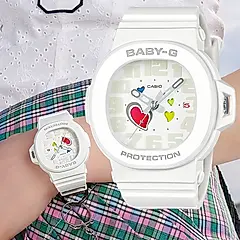 CASIO 卡西歐 BABY-G 俏皮愛心 繽紛轉盤指針女錶 手錶 BGA-10-7A