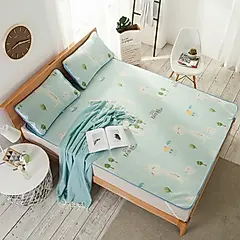 【ONE HOUSE】韓式超涼爽冰絲涼蓆(雙人三件套)/ 雙人-小兔