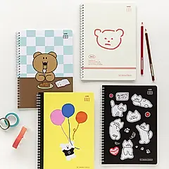 Romane Brunch Brother B5春日系列筆記本/ 365 Bear Ivory