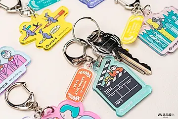 【誠品限定】unpis X MARK'S 壓克力鑰匙圈吊飾盲抽包/ 6款隨機