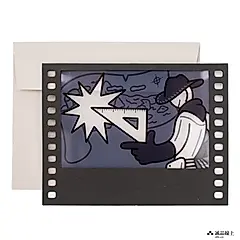 【誠品限定】unpis X HIGHTIDE 底片造型透光卡片/ 牛仔/ 附信封