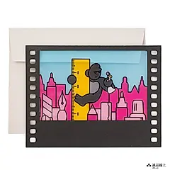 【誠品限定】unpis X HIGHTIDE 底片造型透光卡片/ 金剛/ 附信封