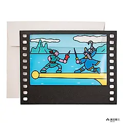 【誠品限定】unpis X HIGHTIDE 底片造型透光卡片/ 海盜/ 附信封