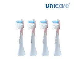 unicare® unibear兒童訂製電動牙刷替換刷頭四入組_(粉色)