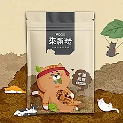 Abao來兩粒貓咪舒壓零食/ 牛雞成癮/ 30g/ 單包