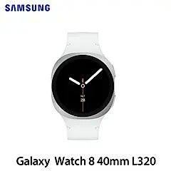SAMSUNG 三星 Galaxy Watch 8 40mm 藍牙版 智慧手錶 L320/ 冰川銀