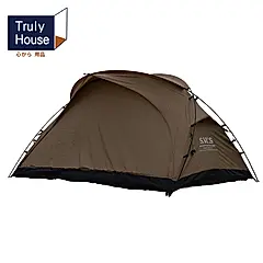 【Truly House】軍風黑化露營帳篷 袋鼠帳篷/ 卡其