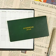 2026綠的48K簡便月計畫本/ 綠