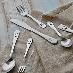 日本 SALUS佐藤金屬 微笑NICO餐具-2件組/ 中