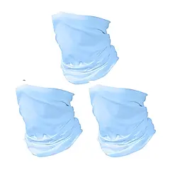 台灣製耳掛式涼感防曬面罩 超值三入組/ 藍色三入