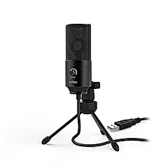 FIFINE K669B USB心型指向電容式麥克風/ 黑