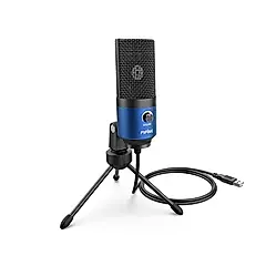 FIFINE K669B USB心型指向電容式麥克風/ 藍