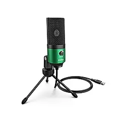 FIFINE K669B USB心型指向電容式麥克風/ 綠